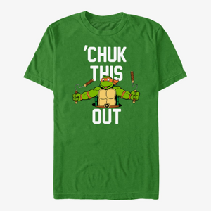 Queens Nickelodeon Teenage Mutant Ninja Turtles - I PREFER THE NUNCHUCKS Unisex T-Shirt Kelly Green