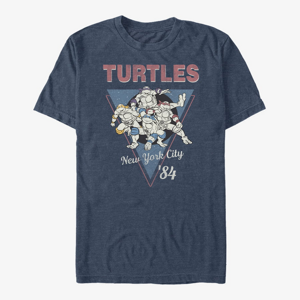 Queens Nickelodeon Teenage Mutant Ninja Turtles - NYC Unisex T-Shirt Vintage Heather Navy