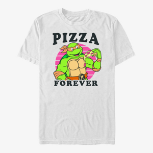 Queens Nickelodeon Teenage Mutant Ninja Turtles - Pizza Forevs Unisex T-Shirt White