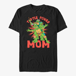 Queens Nickelodeon Teenage Mutant Ninja Turtles - Turtle Power Mom Unisex T-Shirt Black