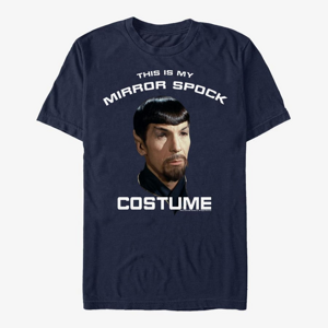 Queens Paramount Star Trek - This Is My Mirror Spock Costume Unisex T-Shirt Navy Blue