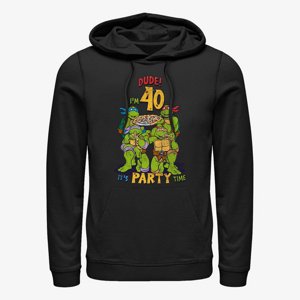 Queens Paramount Teenage Mutant Ninja Turtles - Ninja Birthday 40 Unisex Hoodie Black