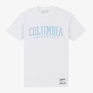 Queens Park Agencies - Columbia University Script Unisex T-Shirt White