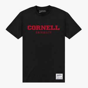 Queens Park Agencies - Cornell University Script Unisex T-Shirt Black
