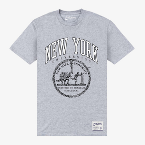 Queens Park Agencies - New York University Crest Unisex T-Shirt Sport Grey