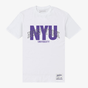 Queens Park Agencies - New York University Script Unisex T-Shirt White
