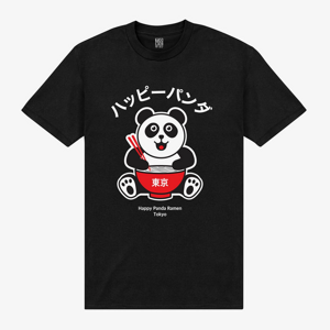 Queens Park Agencies - TORC Happy Panda Unisex T-Shirt Black