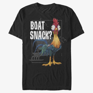 Queens Pixar Moana - Boat Snack Unisex T-Shirt Black