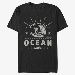 Queens Pixar Moana - Made For The Ocean Unisex T-Shirt Black