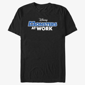 Queens Pixar Monsters At Work - Monsters Work Logo Unisex T-Shirt Black