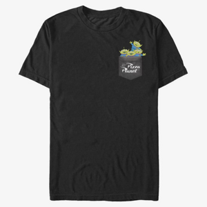 Queens Pixar Toy Story - Alien Pocket Unisex T-Shirt Black