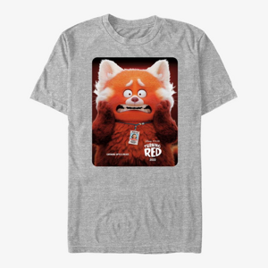 Queens Pixar Turning Red - Panda Poster Unisex T-Shirt Heather Grey