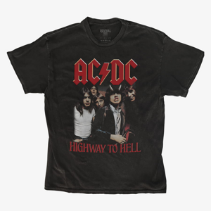 Queens Revival Tee - ACDC Bandmates Highway To Hell Unisex T-Shirt Black