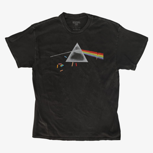 Queens Revival Tee - Pink Floyd Chalk Prism Unisex T-Shirt Black