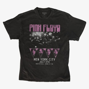 Queens Revival Tee - Pink Floyd July 4th New York City Tour Unisex T-Shirt Black
