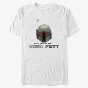 Queens Star Wars Book of Boba Fett - Boba Fett Helmet Unisex T-Shirt White