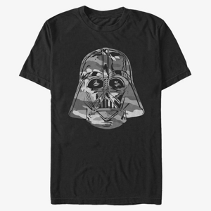 Queens Star Wars - Camo Vader Grey Unisex T-Shirt Black