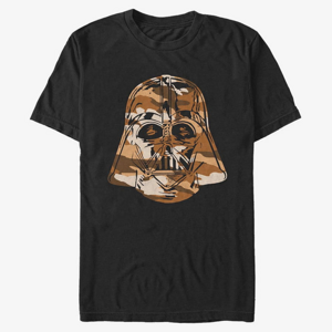 Queens Star Wars - Camo Vader Orange Unisex T-Shirt Black