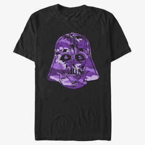 Queens Star Wars - Camo Vader Purple Unisex T-Shirt Black