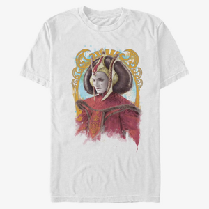 Queens Star Wars: Classic - Amidala Monarch Unisex T-Shirt White