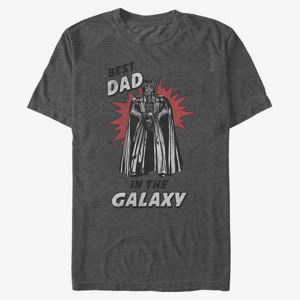 Queens Star Wars: Classic - Best Dad Unisex T-Shirt Dark Heather Grey