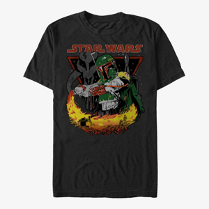 Queens Star Wars: Classic - Boba Burns Unisex T-Shirt Black