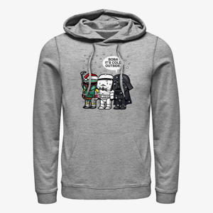 Queens Star Wars: Classic - Boba it's cold Unisex Hoodie Heather Grey