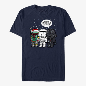 Queens Star Wars: Classic - Boba it's cold Unisex T-Shirt Navy Blue