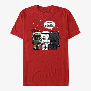 Queens Star Wars: Classic - Boba It's Cold Unisex T-Shirt Red
