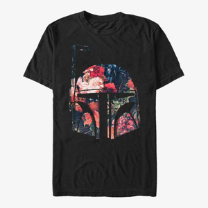 Queens Star Wars: Classic - Bobba Floral Unisex T-Shirt Black
