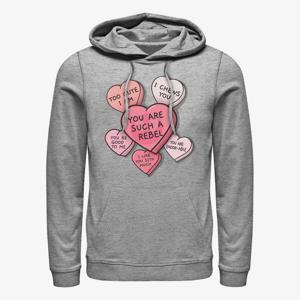 Queens Star Wars: Classic - Candy Hearts Unisex Hoodie Heather Grey