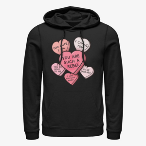 Queens Star Wars: Classic - Candy Hearts Unisex Hoodie Black