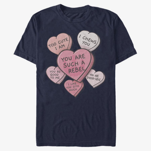 Queens Star Wars: Classic - Candy Hearts Unisex T-Shirt Navy Blue