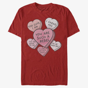 Queens Star Wars: Classic - Candy Hearts Unisex T-Shirt Red