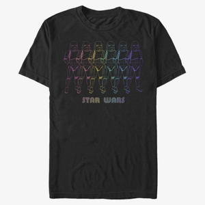Queens Star Wars: Classic - Chrome Line Troop Unisex T-Shirt Black