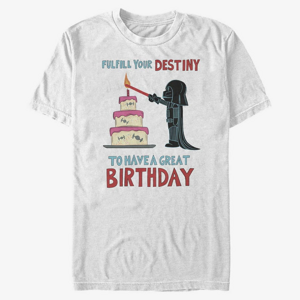 Queens Star Wars: Classic - Fulfill Your Birthday Unisex T-Shirt White