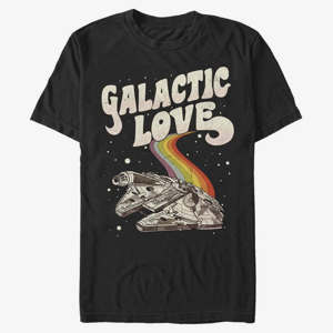 Queens Star Wars: Classic - Galactic Love Falcon Unisex T-Shirt Black