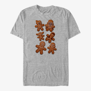Queens Star Wars: Classic - Gingerbread Wars Unisex T-Shirt Heather Grey
