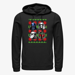 Queens Star Wars: Classic - Holiday Faces Unisex Hoodie Black