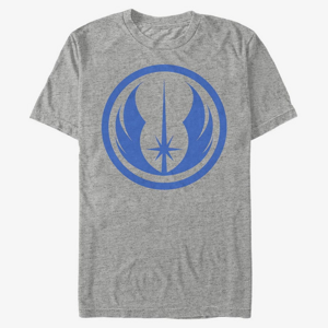 Queens Star Wars: Classic - Jedi Order Chest Men's T-Shirt Heather Grey
