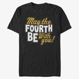 Queens Star Wars: Classic - May Fourth Type Men's T-Shirt Black