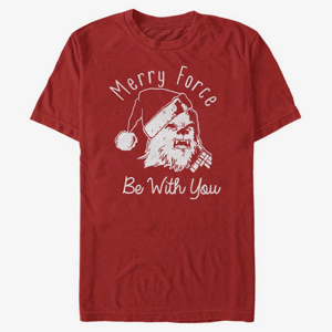 Queens Star Wars: Classic - Merry Force Unisex T-Shirt Red