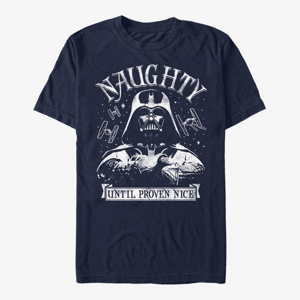 Queens Star Wars: Classic - Naughty Until Nice Unisex T-Shirt Navy Blue