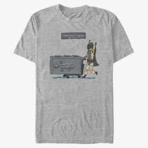 Queens Star Wars: Classic - Oversized Luggage Unisex T-Shirt Heather Grey