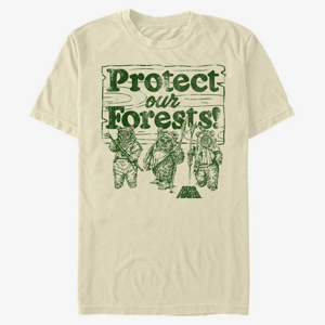 Queens Star Wars: Classic - Protect Our Forest Unisex T-Shirt Natural