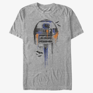 Queens Star Wars: Classic - Splatter R2 Unisex T-Shirt Heather Grey
