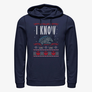 Queens Star Wars: Classic - Ugly I Know Unisex Hoodie Navy Blue