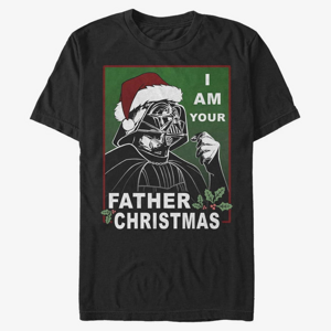 Queens Star Wars: Classic - Vader Father Christmas Unisex T-Shirt Black