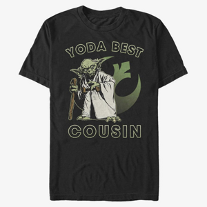 Queens Star Wars: Classic - Yoda Best Cousin Unisex T-Shirt Black