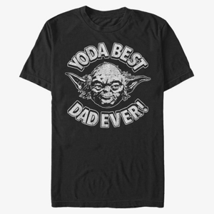Queens Star Wars: Classic - Yoda Best Dad Unisex T-Shirt Black